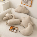 Coussin patchwork cousu main