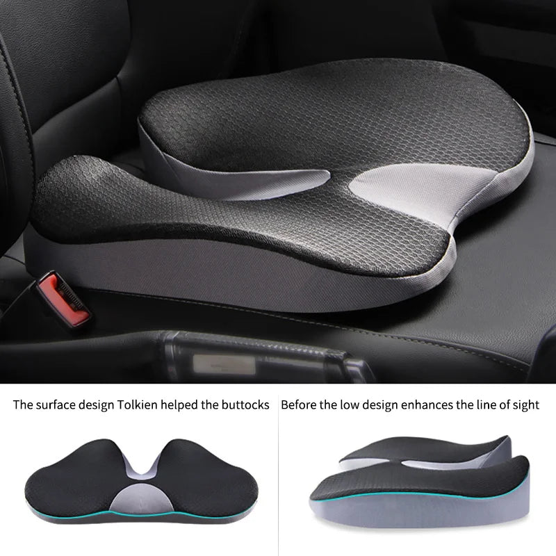 Coussin d'assise coccyx à surface incurvée