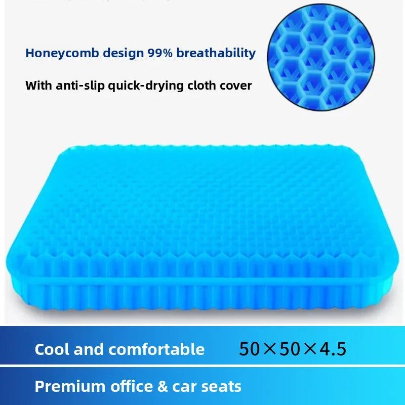 Coussin d'assise gel nid d'abeille XXL