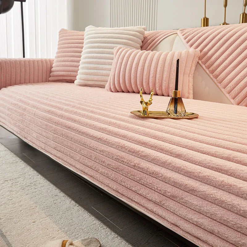 Housse d'assise en fausse fourrure
