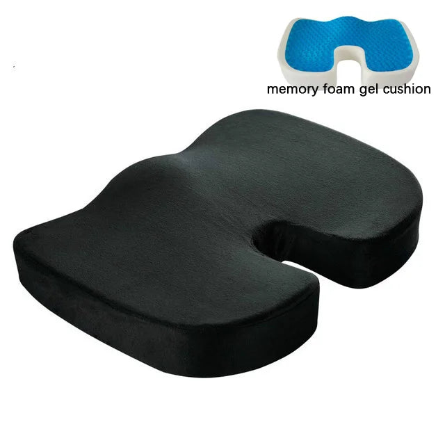 Coussin d'assise gel à mémoire de forme en U