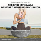 Coussin de méditation grand format à mémoire de forme