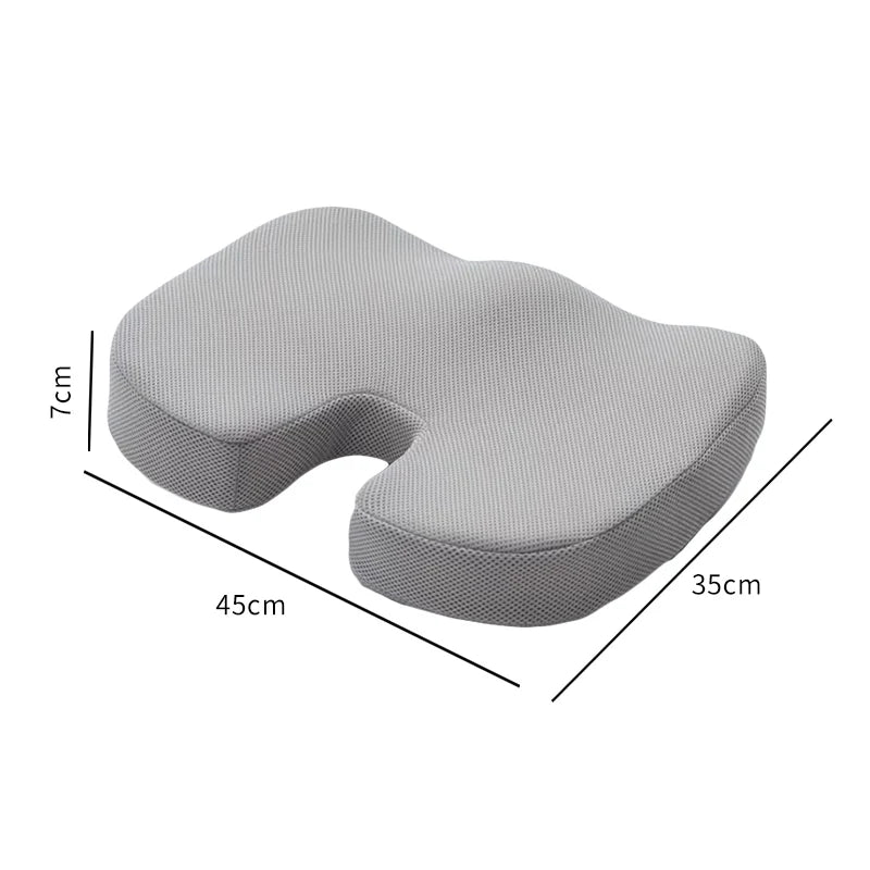 Coussin d'assise ergonomique en mousse à mémoire de forme