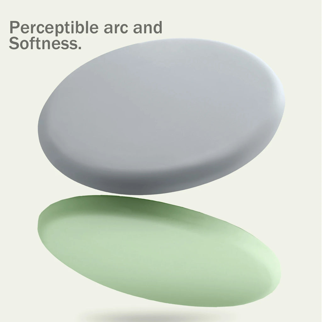 Coussin d'assise rond en soie glacée