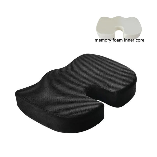 Coussin d'assise gel à mémoire de forme en U