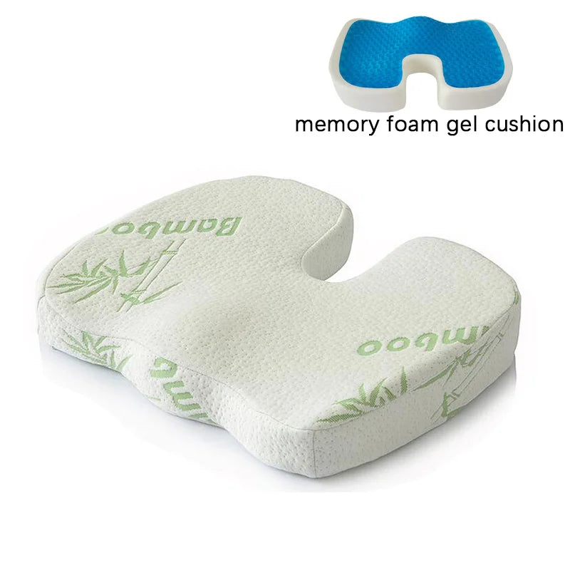 Coussin d'assise gel à mémoire de forme en U