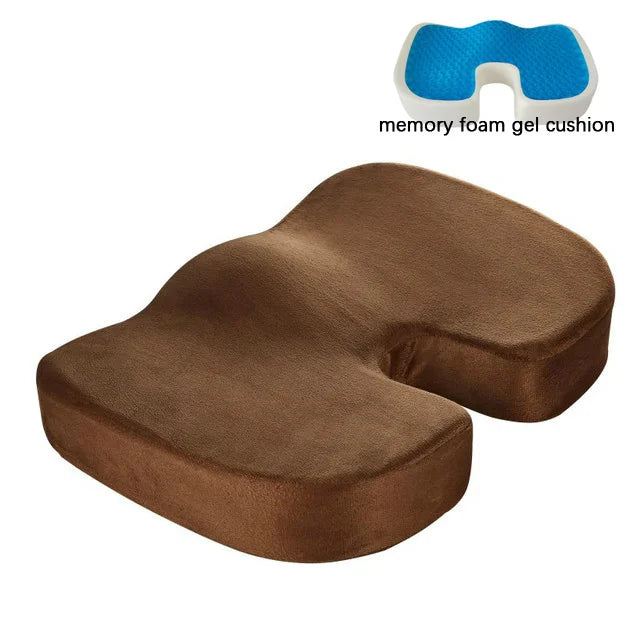 Coussin d'assise gel à mémoire de forme en U