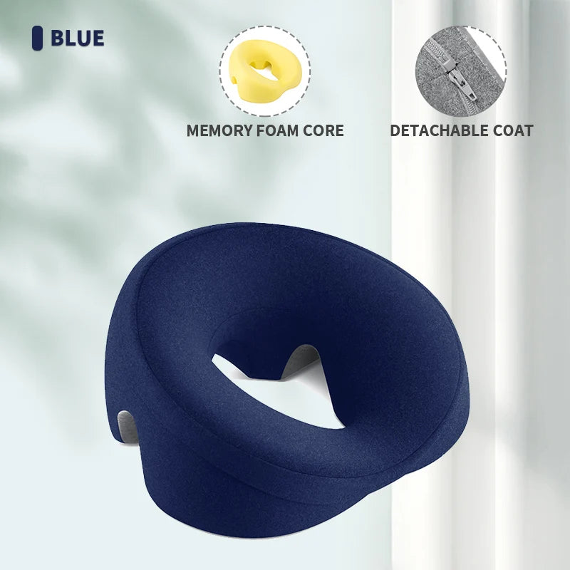 Coussin repose visage ergonomique à mémoire de forme