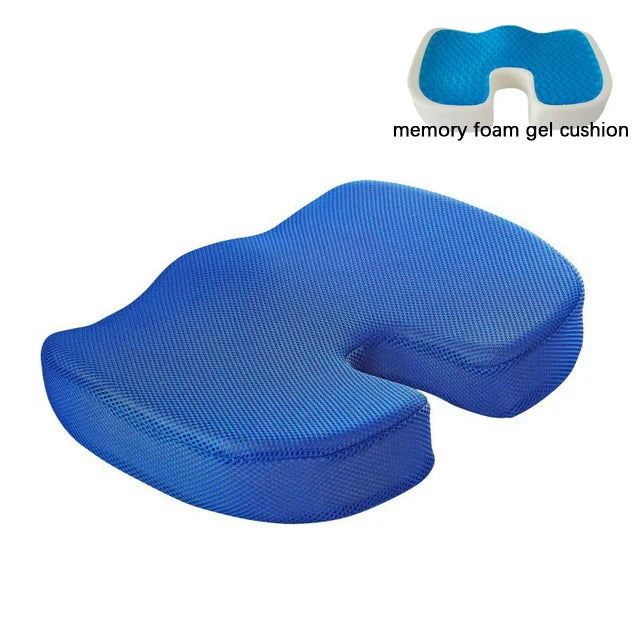Coussin d'assise gel à mémoire de forme en U