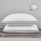 Oreiller en plumes et duvet d'oie grand confort