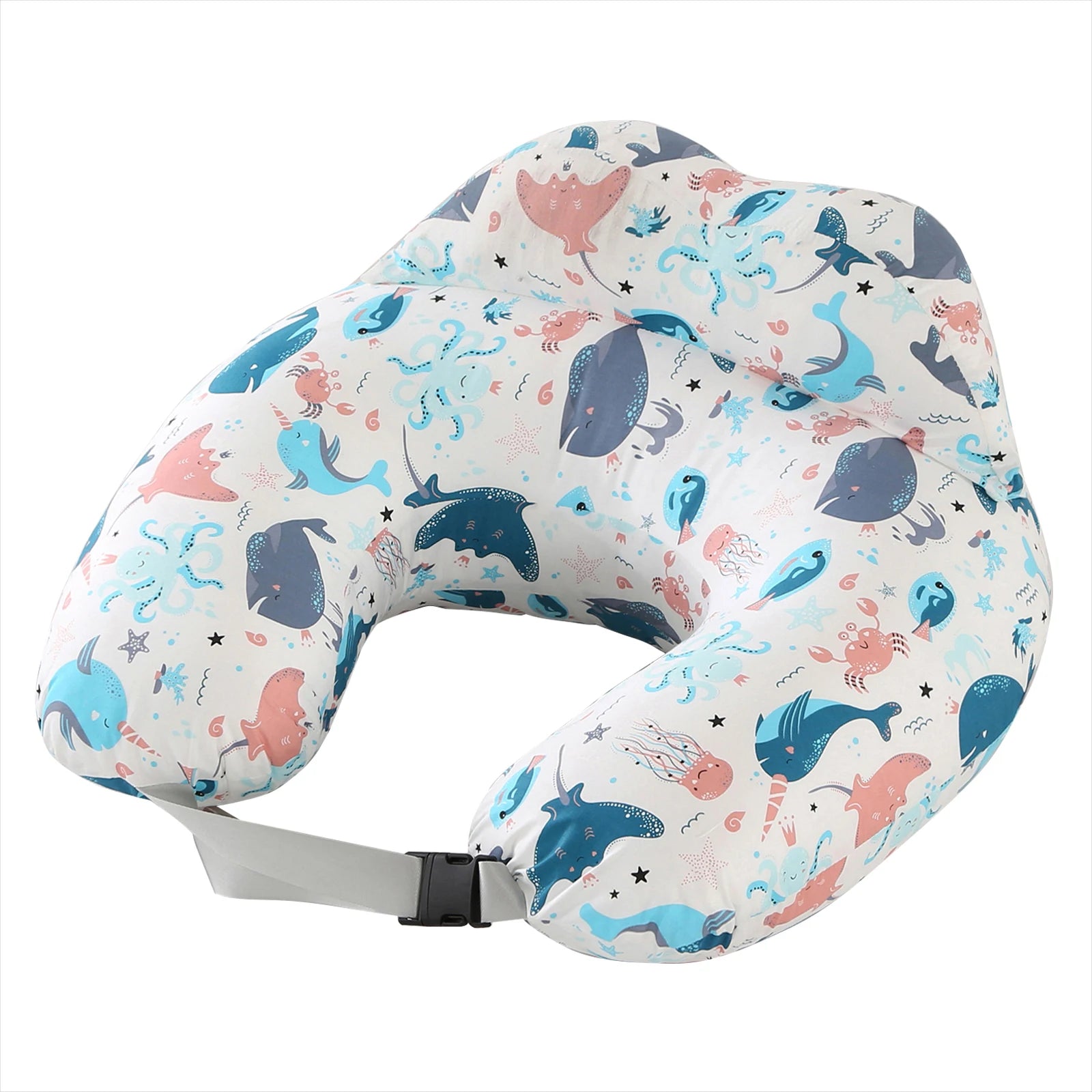 Coussin d'allaitement coton et fibre