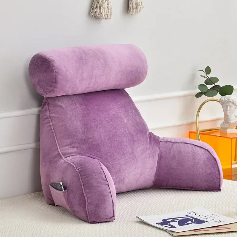 Coussin de lecture oblong