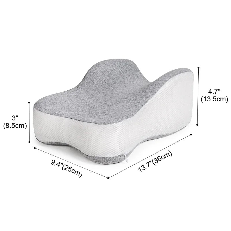 Coussin genoux à sangle en mousse à mémoire de forme