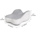 Coussin genoux à sangle en mousse à mémoire de forme