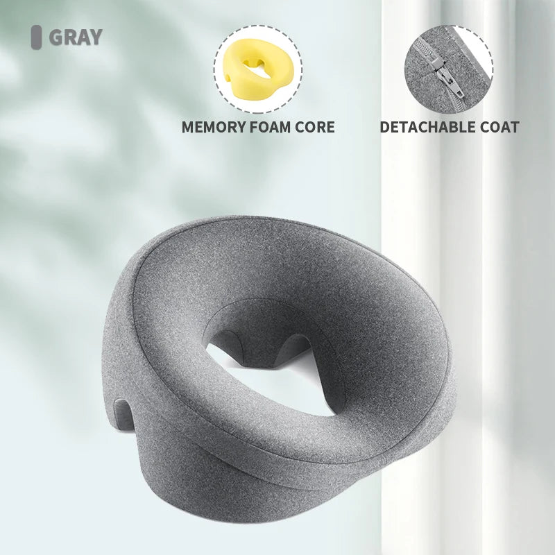 Coussin repose visage ergonomique à mémoire de forme