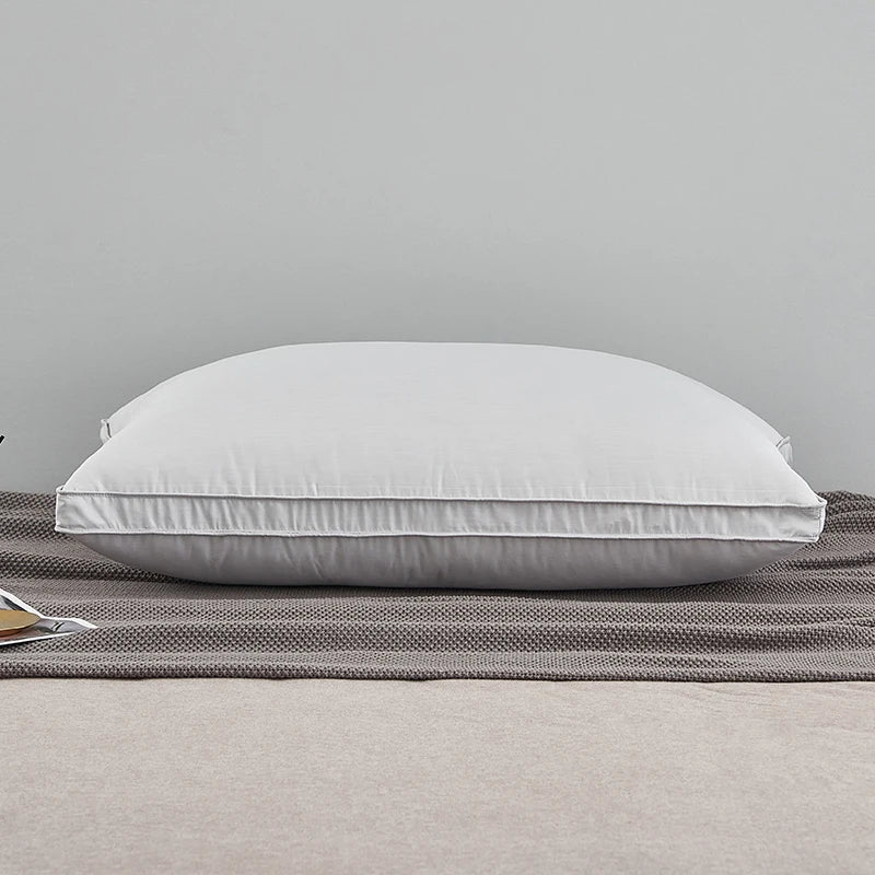 Oreiller en plumes et duvet d'oie grand confort