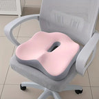 Coussin d'assise à rainure centrale