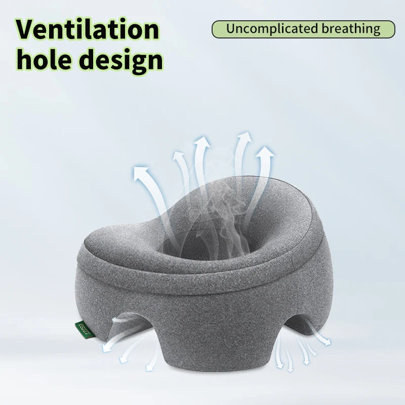 Coussin repose visage ergonomique à mémoire de forme
