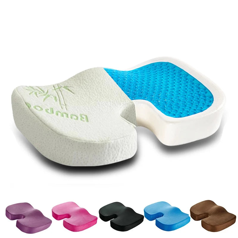 Coussin d'assise gel à mémoire de forme en U