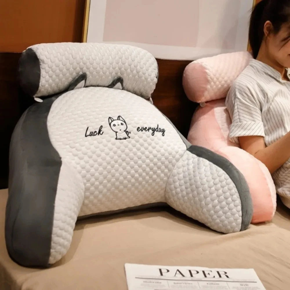 Coussin de lecture en U réglable