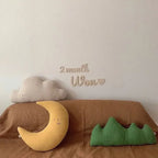 Coussin brodé style nordique pour enfant