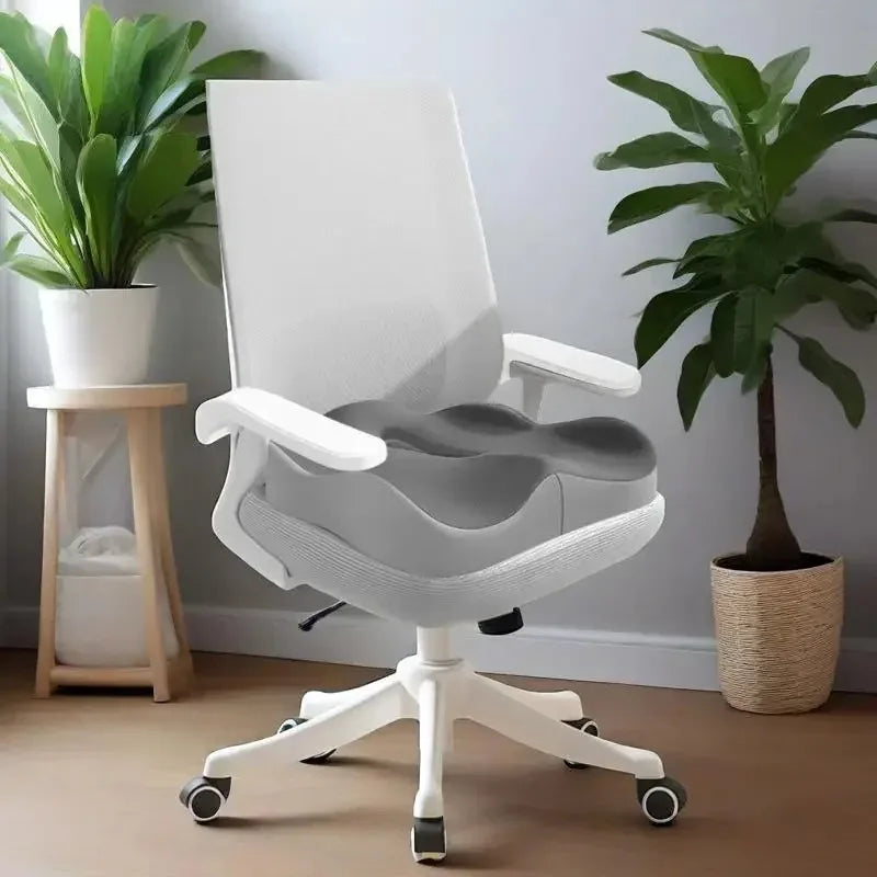 Coussin d'assise à rainure centrale