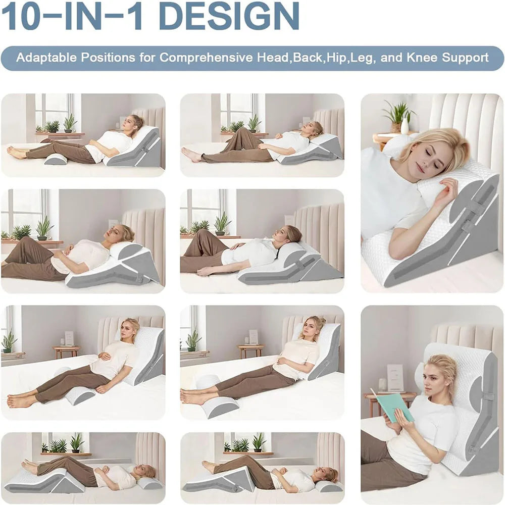 Ensemble d'oreillers de calage modulable 3 pièces