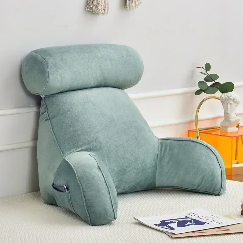 Coussin de lecture oblong
