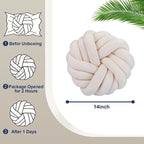 Coussin nœud rond décoratif