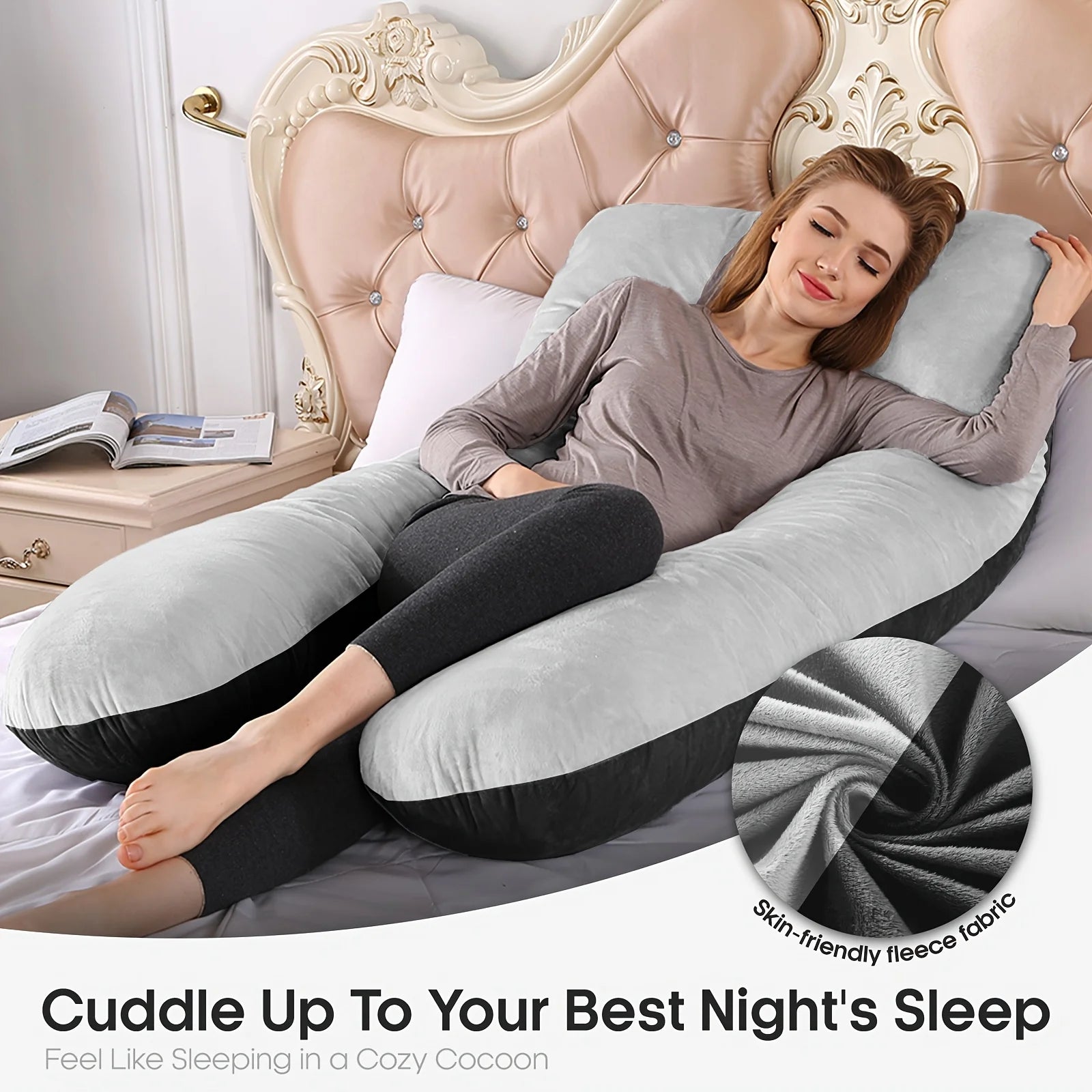 Oreiller ergonomique en forme de U