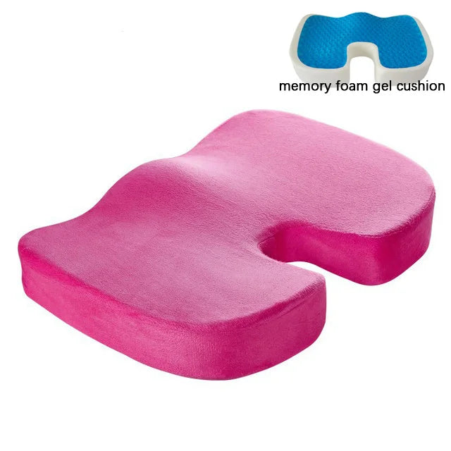 Coussin d'assise gel à mémoire de forme en U