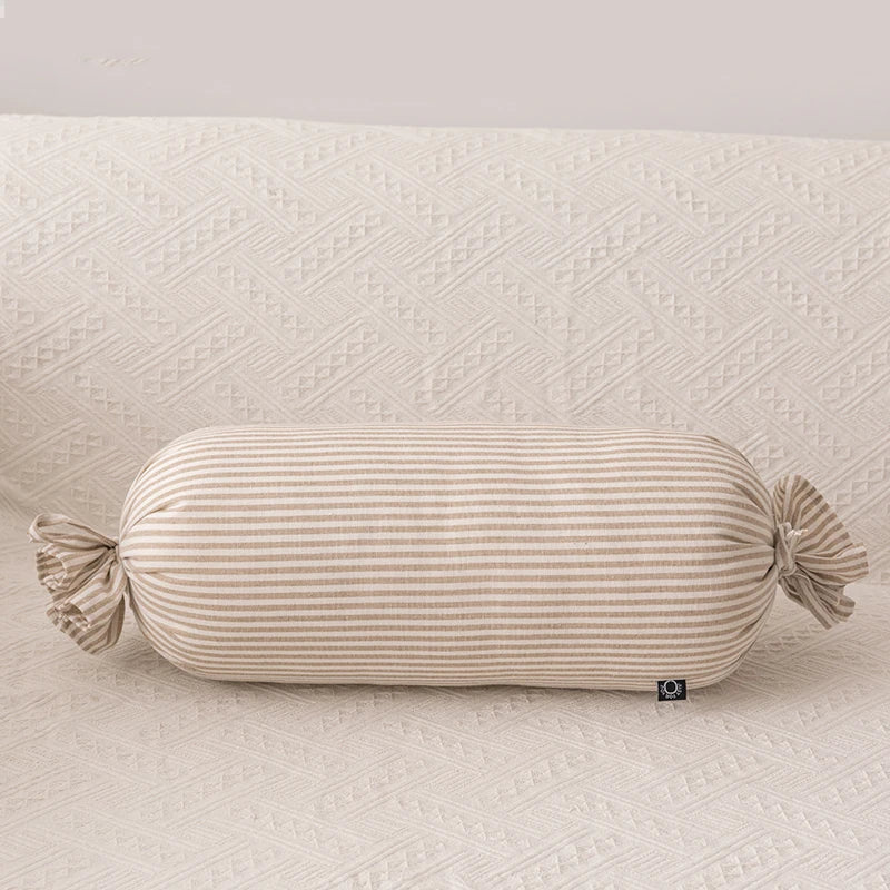 Coussin patchwork cousu main