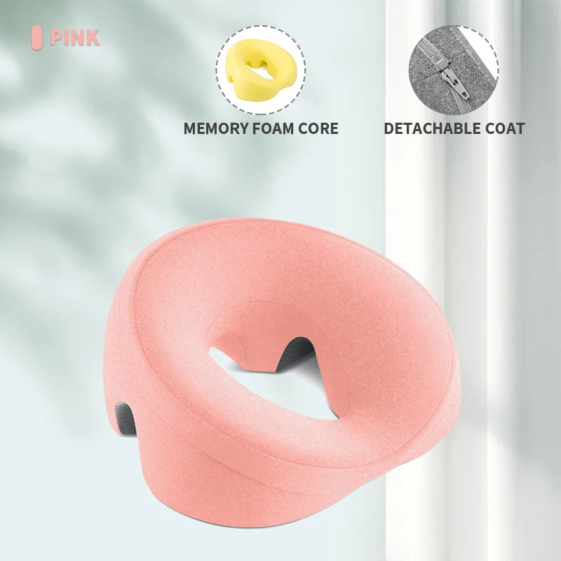 Coussin repose visage ergonomique à mémoire de forme