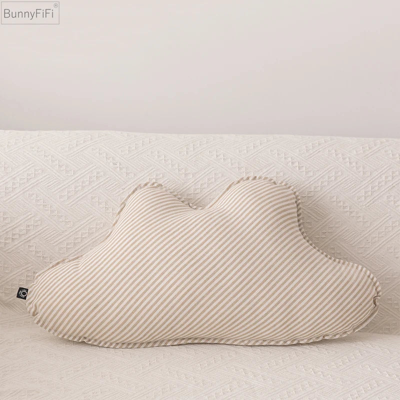 Coussin patchwork cousu main