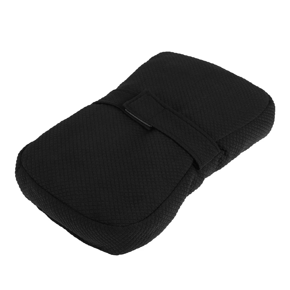 Coussin genoux long en fibre à sangle velcro