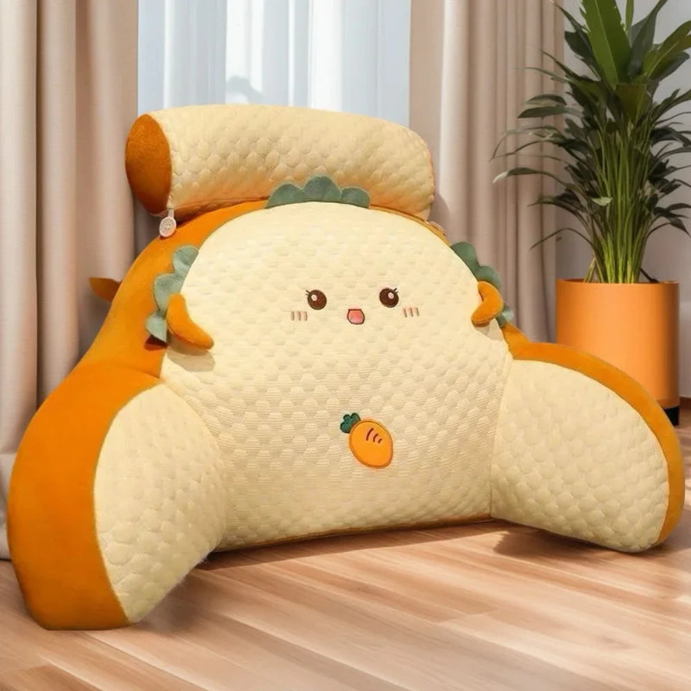 Coussin de lecture en U réglable