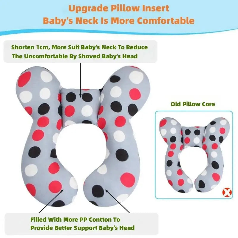 Oreiller de voyage en U pour bébé