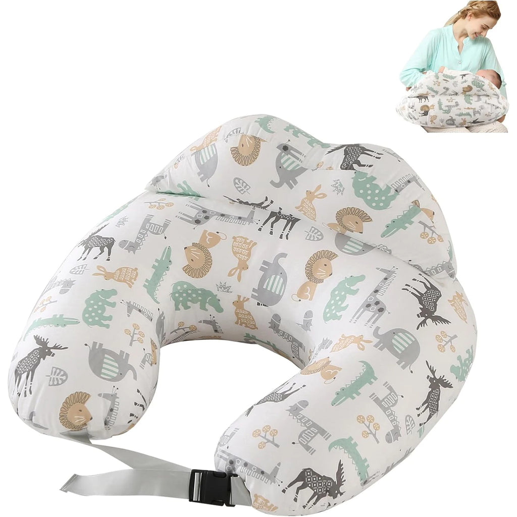 Coussin d'allaitement coton et fibre