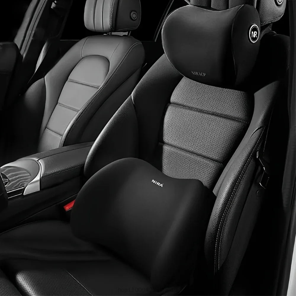Appui-tête et coussin lombaire pour voiture