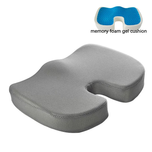 Coussin d'assise gel à mémoire de forme en U