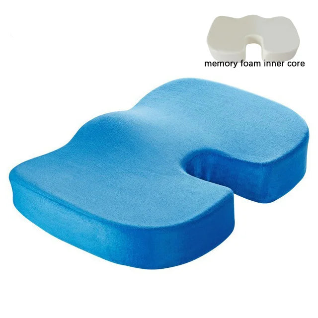 Coussin d'assise gel à mémoire de forme en U