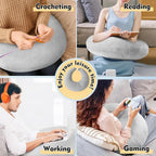 Coussin d'appui-bras pour lecture et écrans