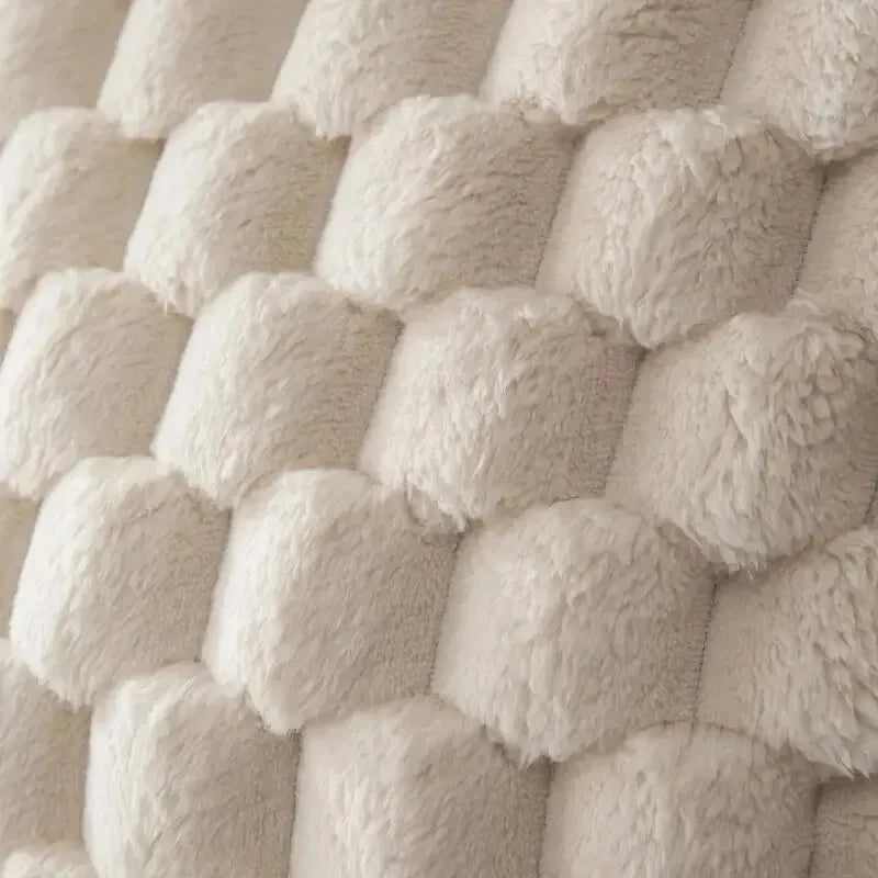 Housse de coussin 3D texturée