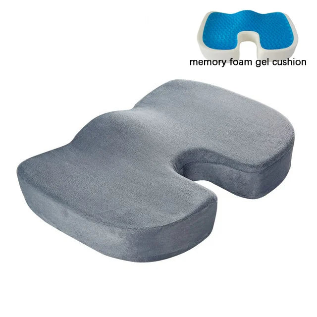 Coussin d'assise gel à mémoire de forme en U