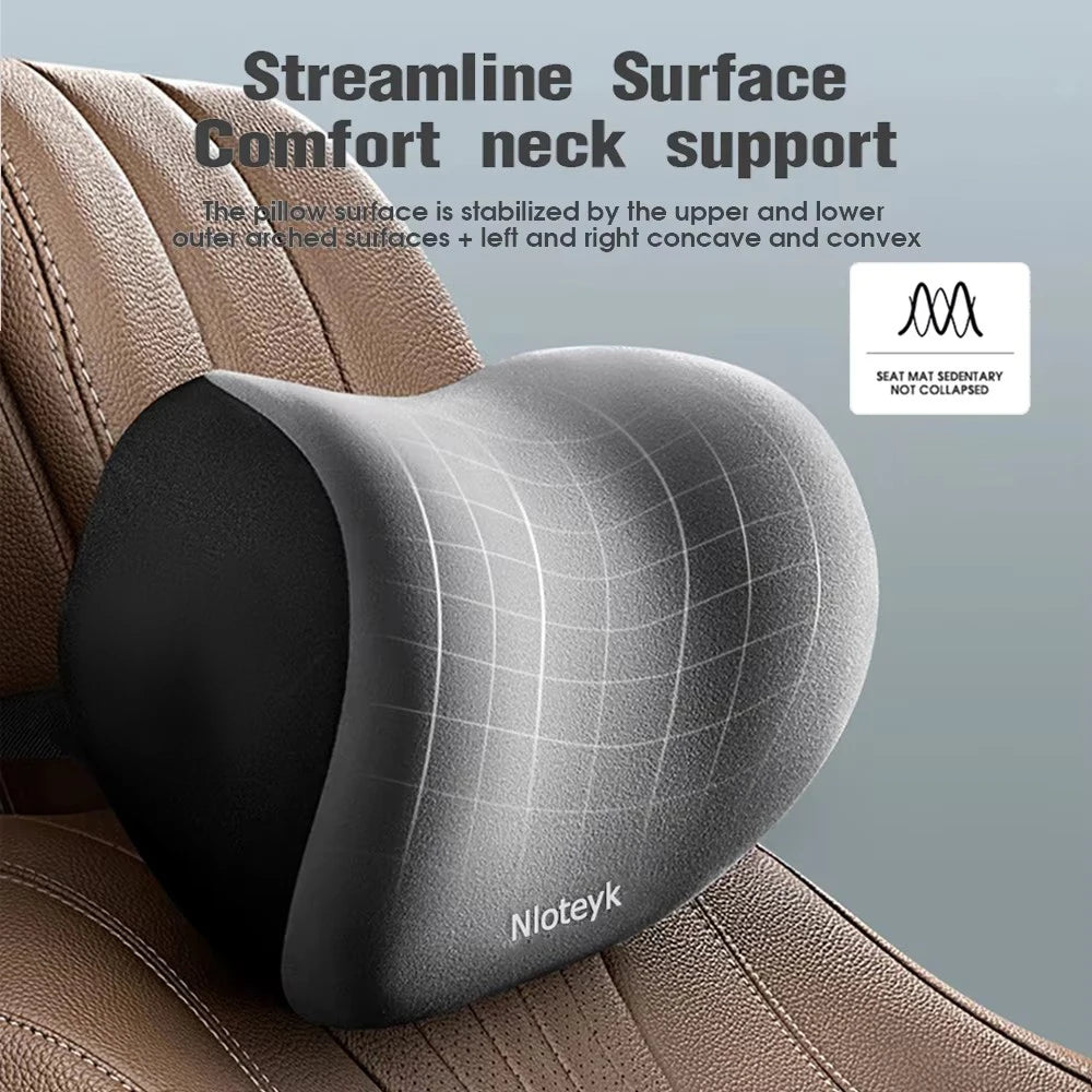 Coussin pour nuque et soutien lombaire voiture
