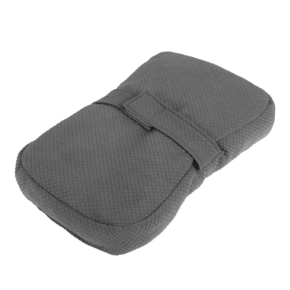 Coussin genoux long en fibre à sangle velcro