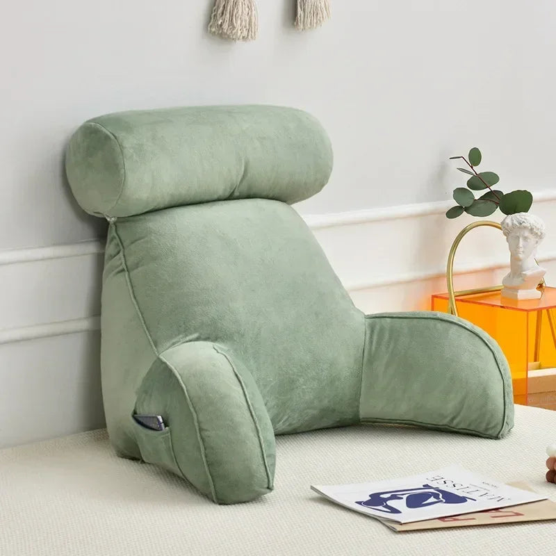 Coussin de lecture oblong