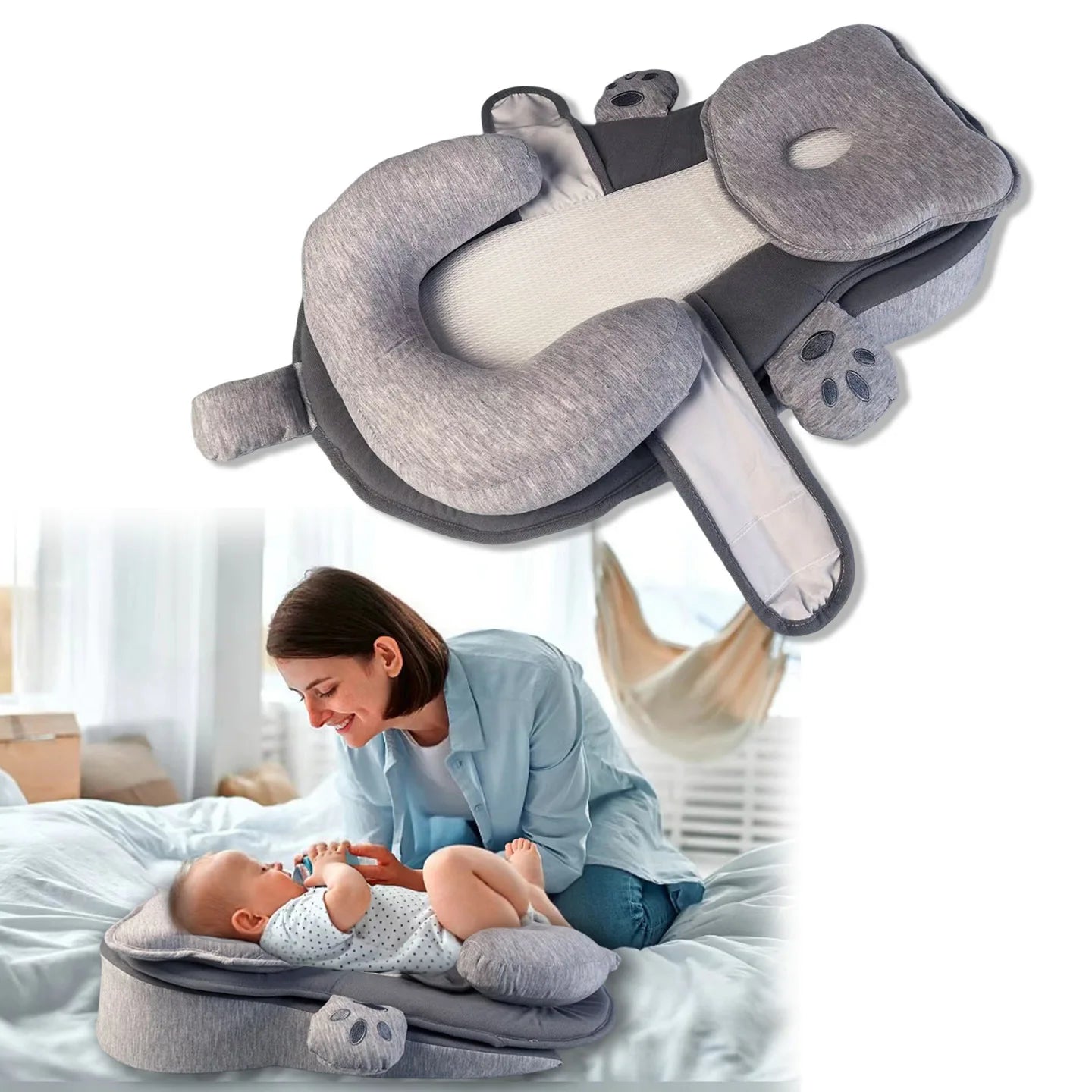 Coussin d'allaitement à fixation