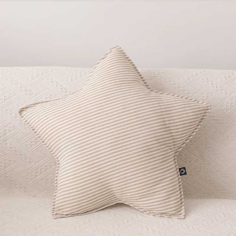 Coussin patchwork cousu main