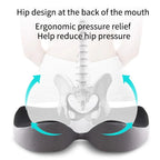 Coussin d'assise coccyx à surface incurvée